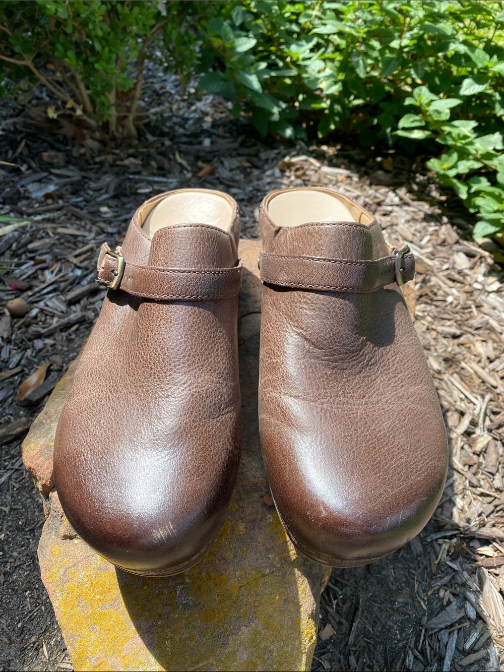 Dansko Brown Leather Slip-On Berry Clog Size 40 - Picture 5 of 16